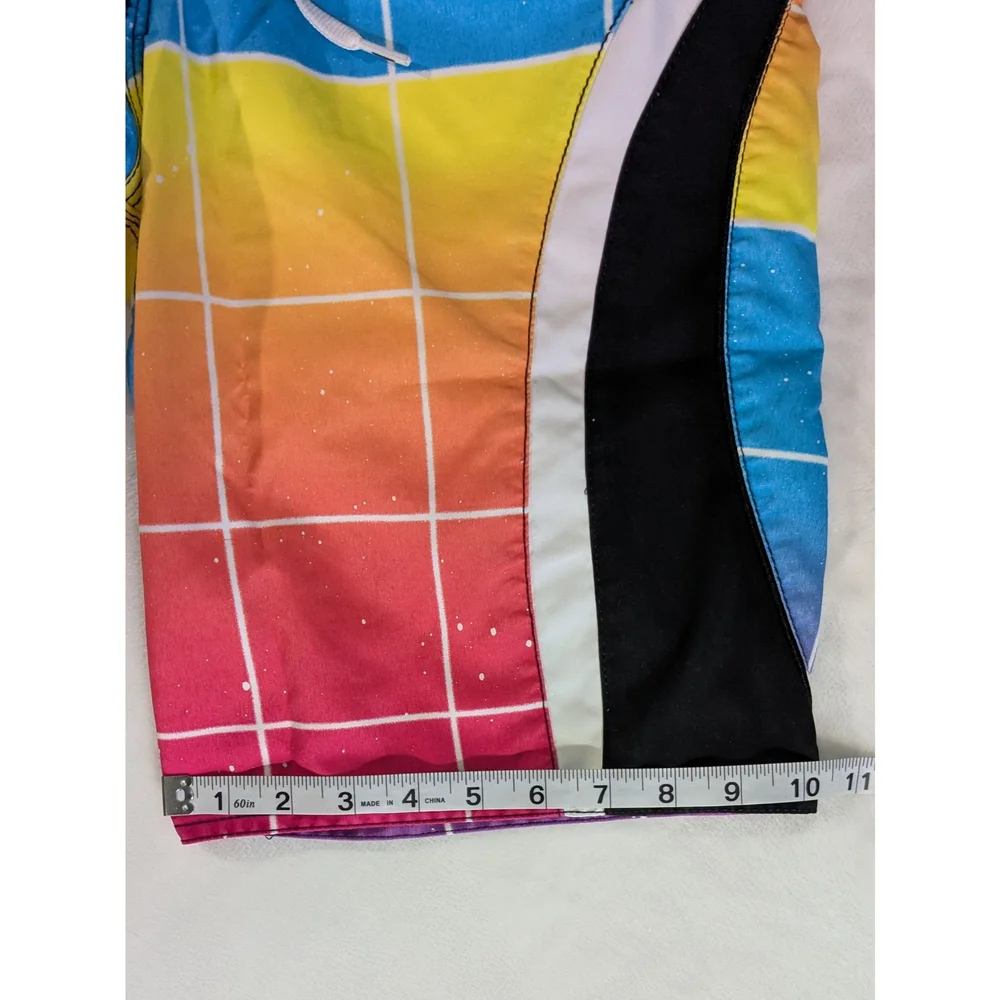 ❤️ Quicksilver Colorful Grid Swim Shorts